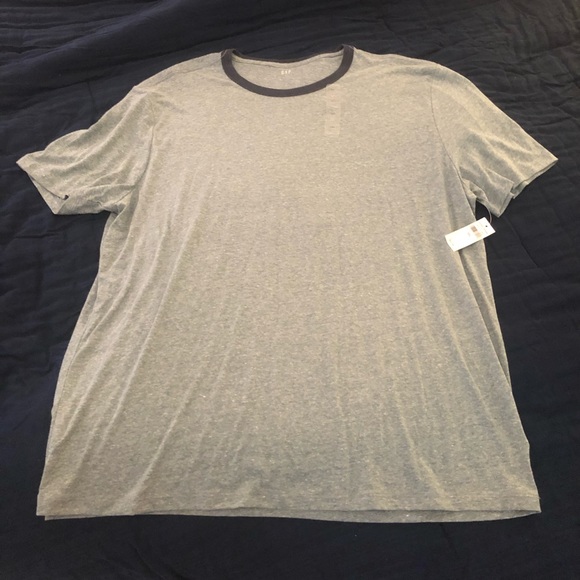 Gap short sleeve light green with navy trim tee size XXL - Picture 5 of 6